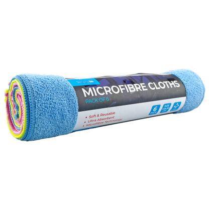 Simply Auto Microfibre Cloths - 6 Pack