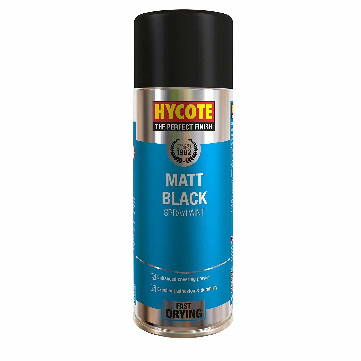 Hycote Matt Black Spray Paint 400ml