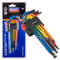 Sealey Ball-End Hex Key Set 9 Piece Colour-Coded Long Metric
