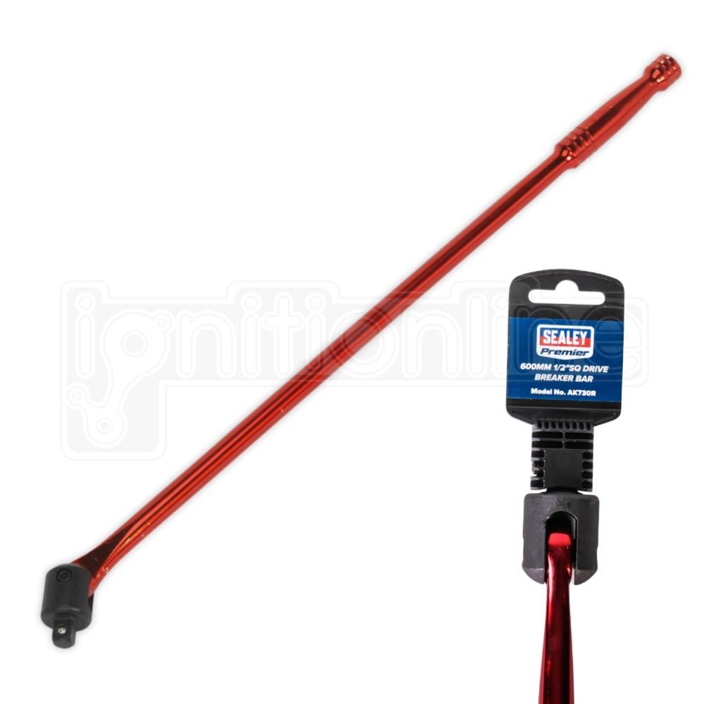 Sealey Breaker Bar 600Mm 1/2"Sq Drive - Red