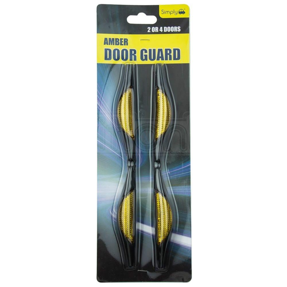 Simply Amber Door Guard Reflectors (Round)