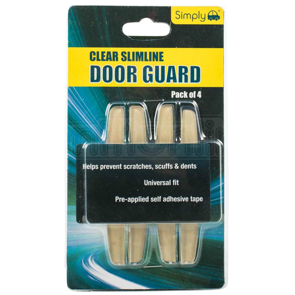 Simply Clear Slimline Door Guards (Pack Of 4)