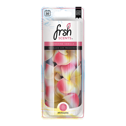 Frsh Scents Sunshine Vanilla Pink Scented Necklace
