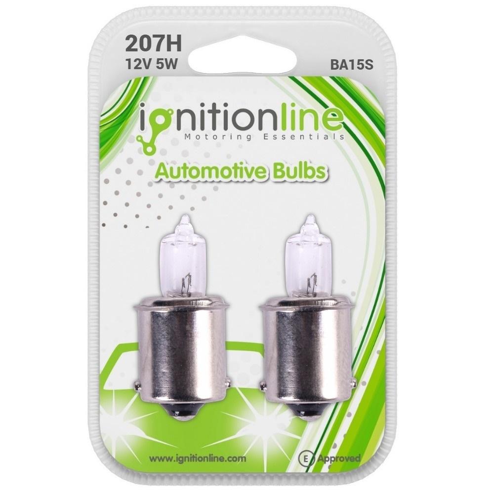 Ignitionline 207H Halogen R5W 12V 5W Bayonet Bulbs Ba15S (Pack Of 2)