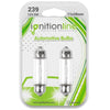 239 12V 5W Number Plate & Interior Festoon Bulbs (Pack Of 2)