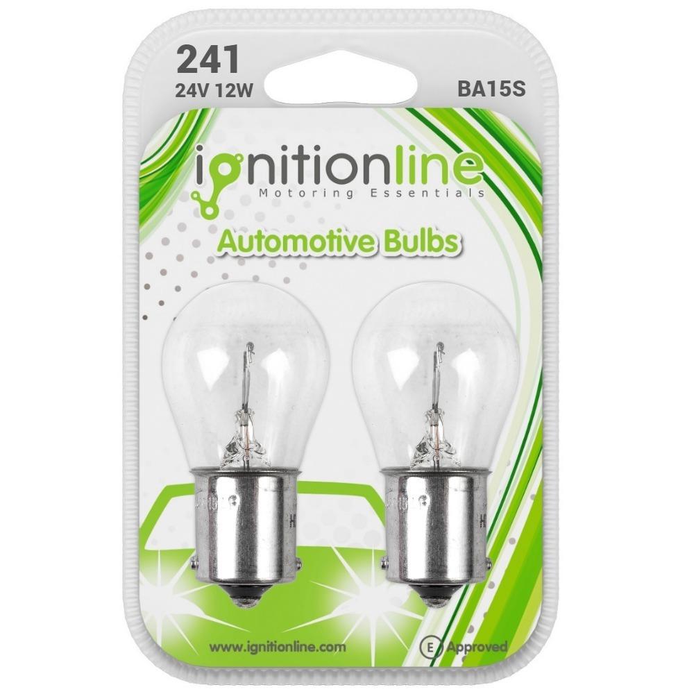 241 24V 21W Brake & Tail Bayonet Bulbs (Pack Of 2)