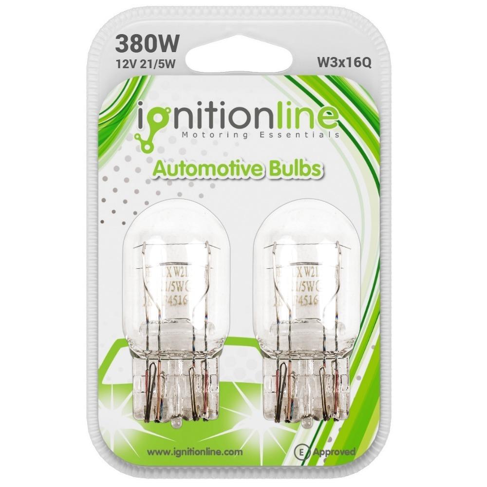 380W - 580W 12V 21/5W Wedge Bulbs (Pack Of 2)