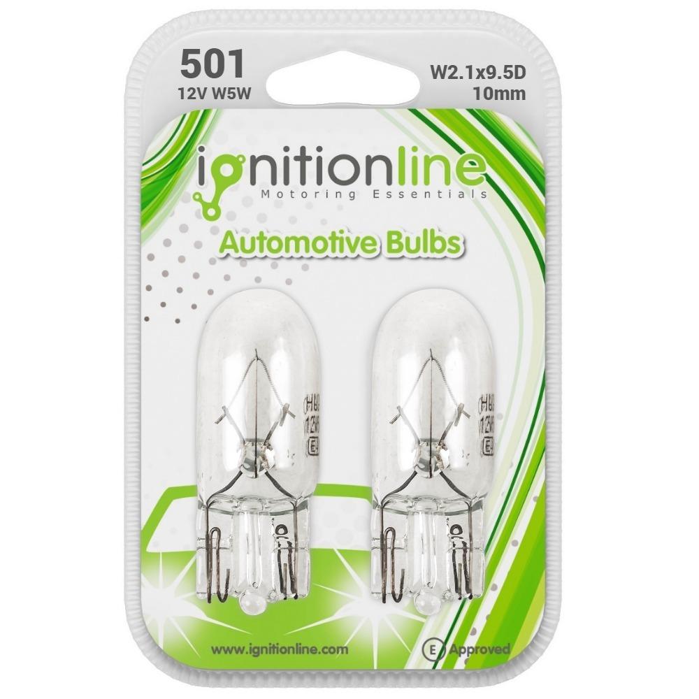 501 12V W5W Wedge Bulbs (Pack Of 2)