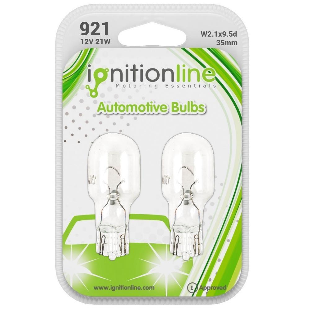 921 12V 21W Capless Wedge Bulbs (Pack of 2)