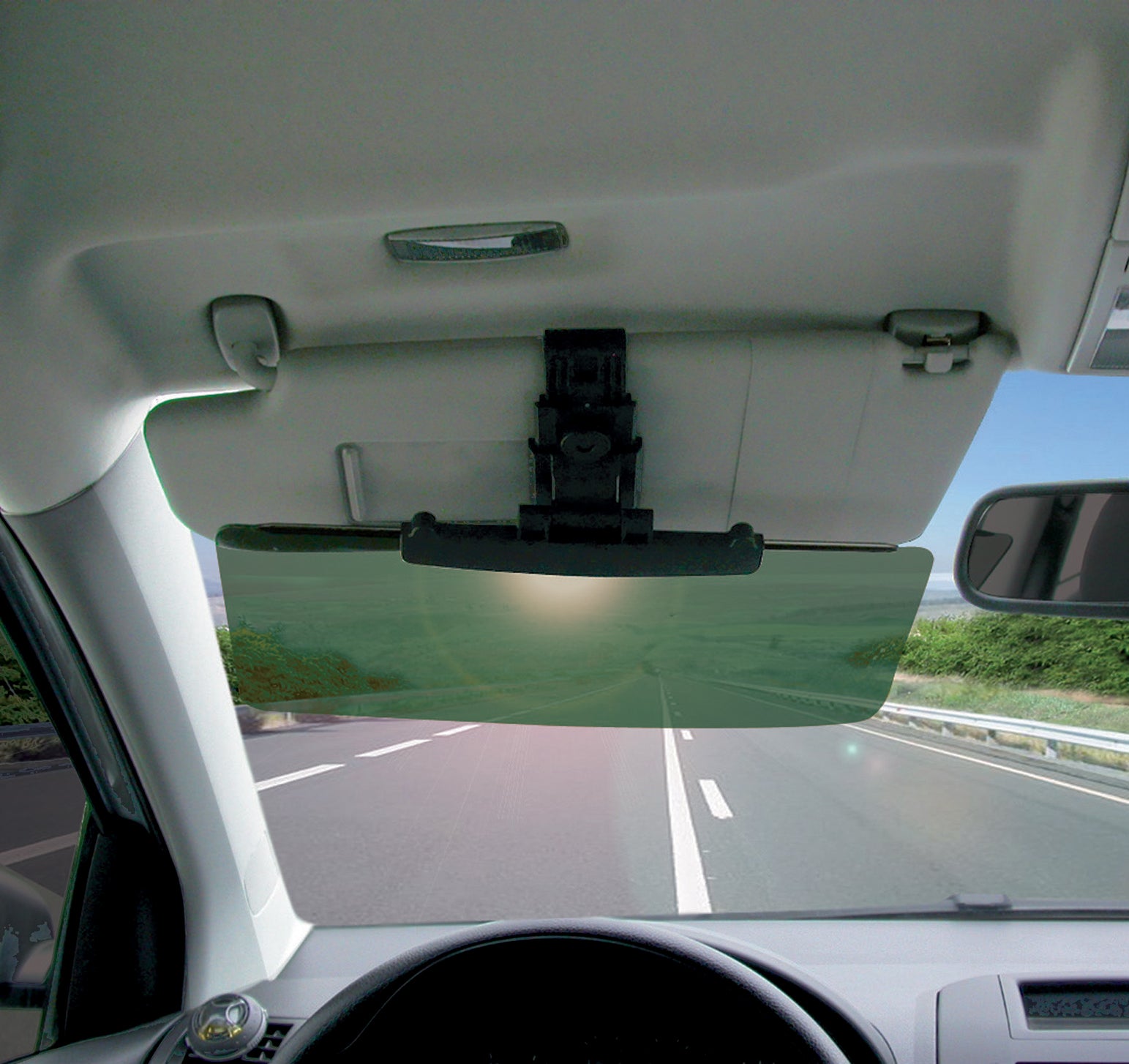 Anti-Glare Sun Visor