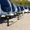 Streetwize Folding Parking Post (Round) W/ Bolts