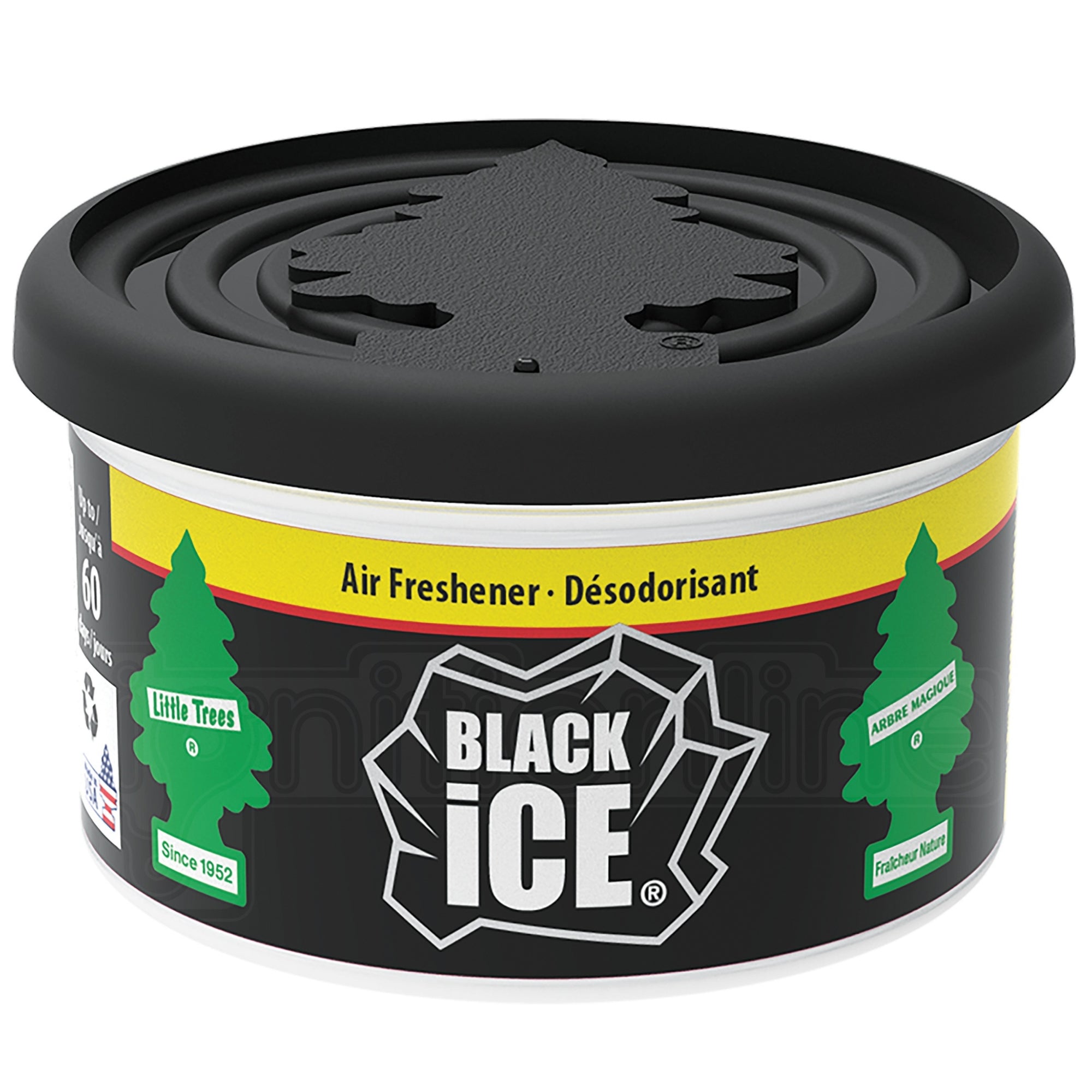 Little Trees Air Freshener Black Ice Fibre Tub 30g