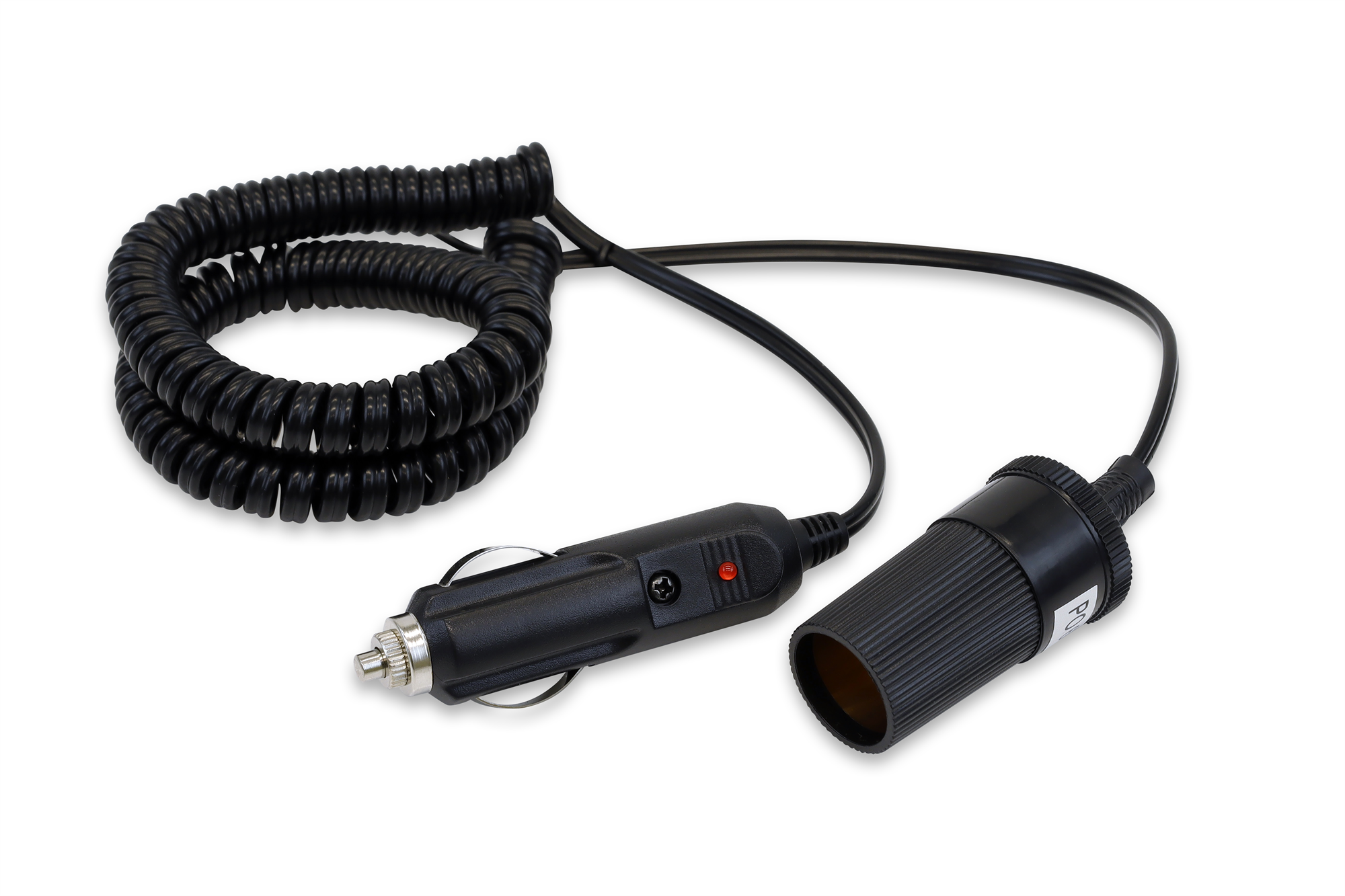 9 Foot Coiled Lead Extension Socket