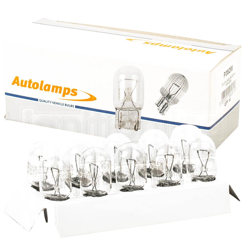 382W / 582W Replacement 12V 21W Indicator Wedge Bulbs (Pack of 10)