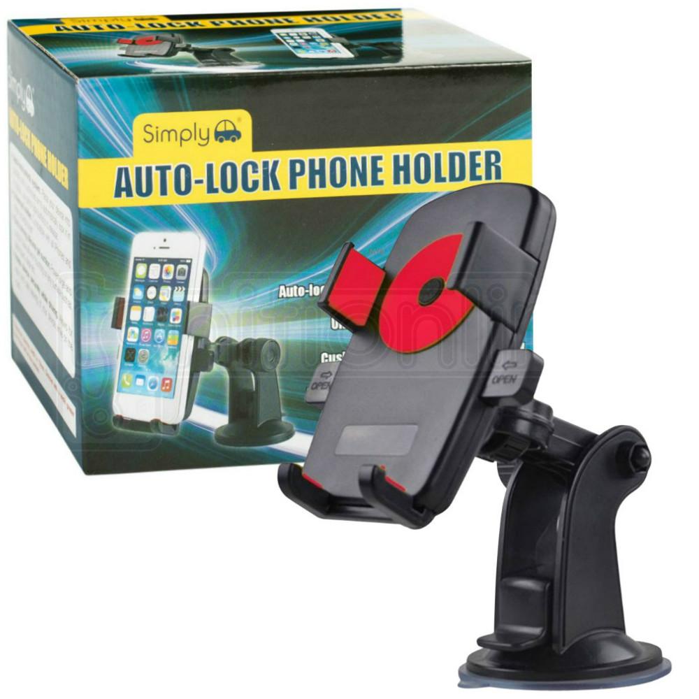 Auto-Lock Phone Holder