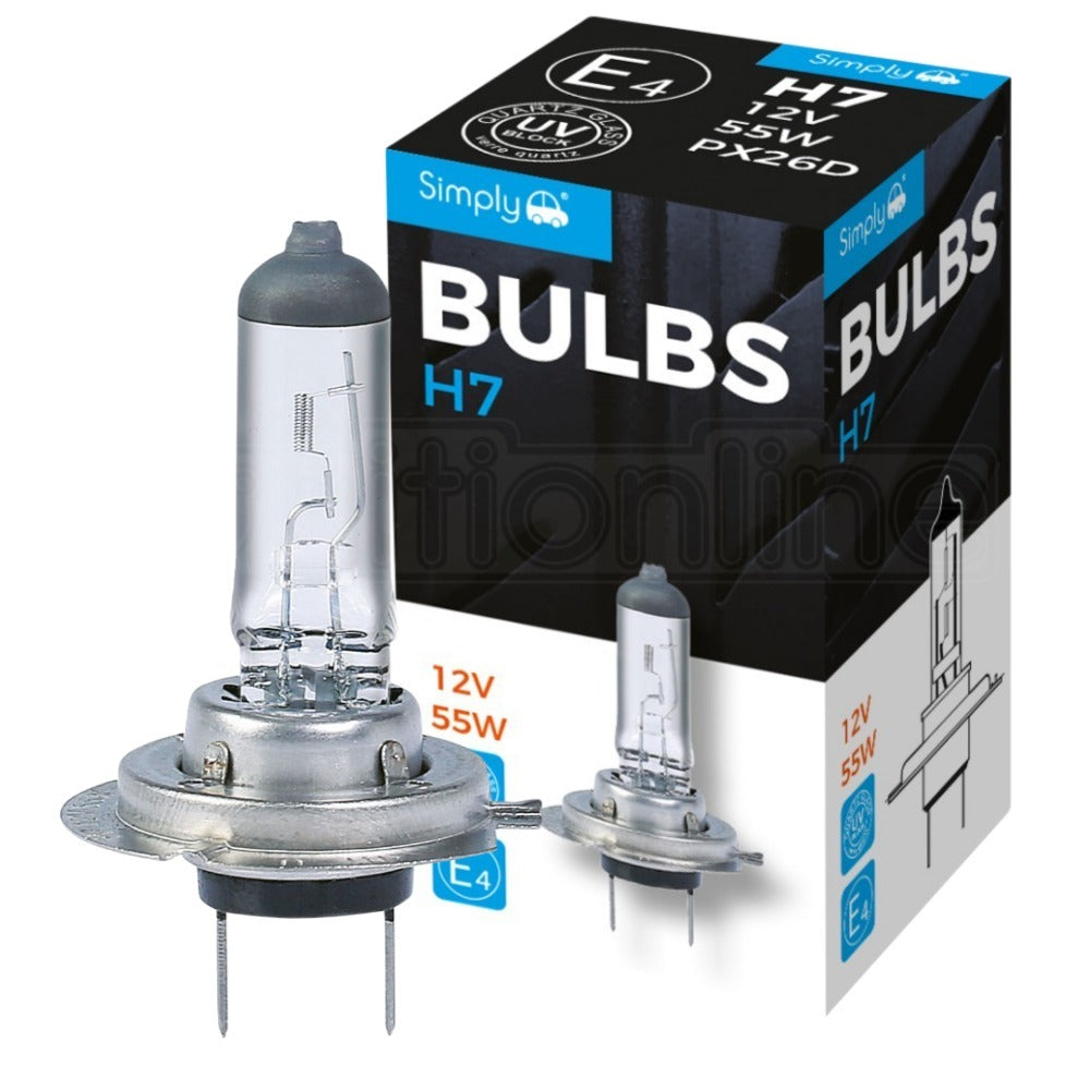 H7 499 12V 55W Halogen Headlight Bulb