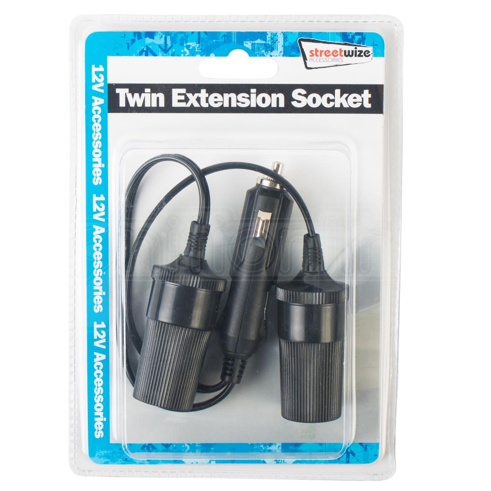 Streetwize Twin Extension Socket
