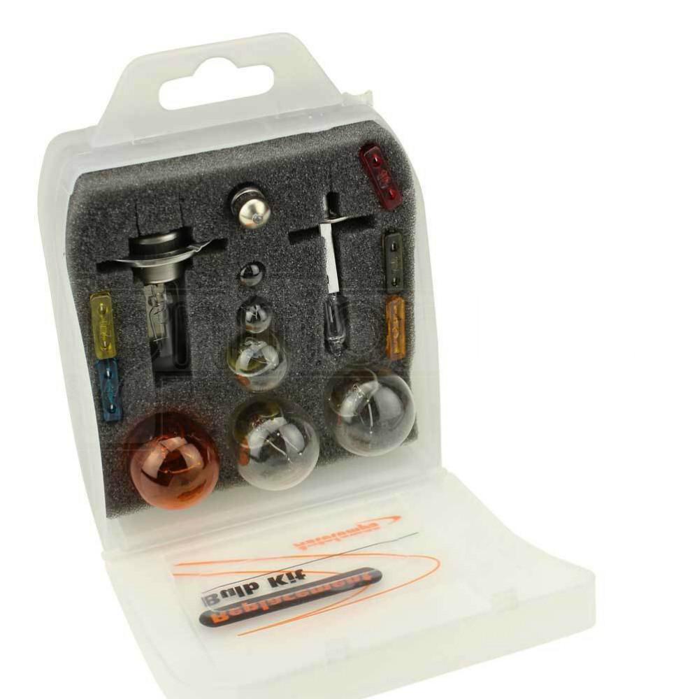 Spare Bulb & Fuse Travel Kit Set