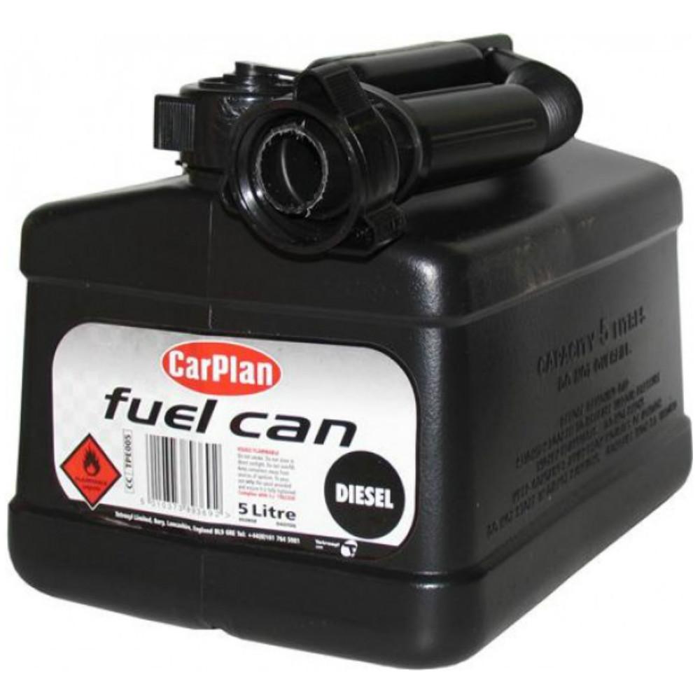 CarPlan Diesel Fuel Can 5 Litre (Black)
