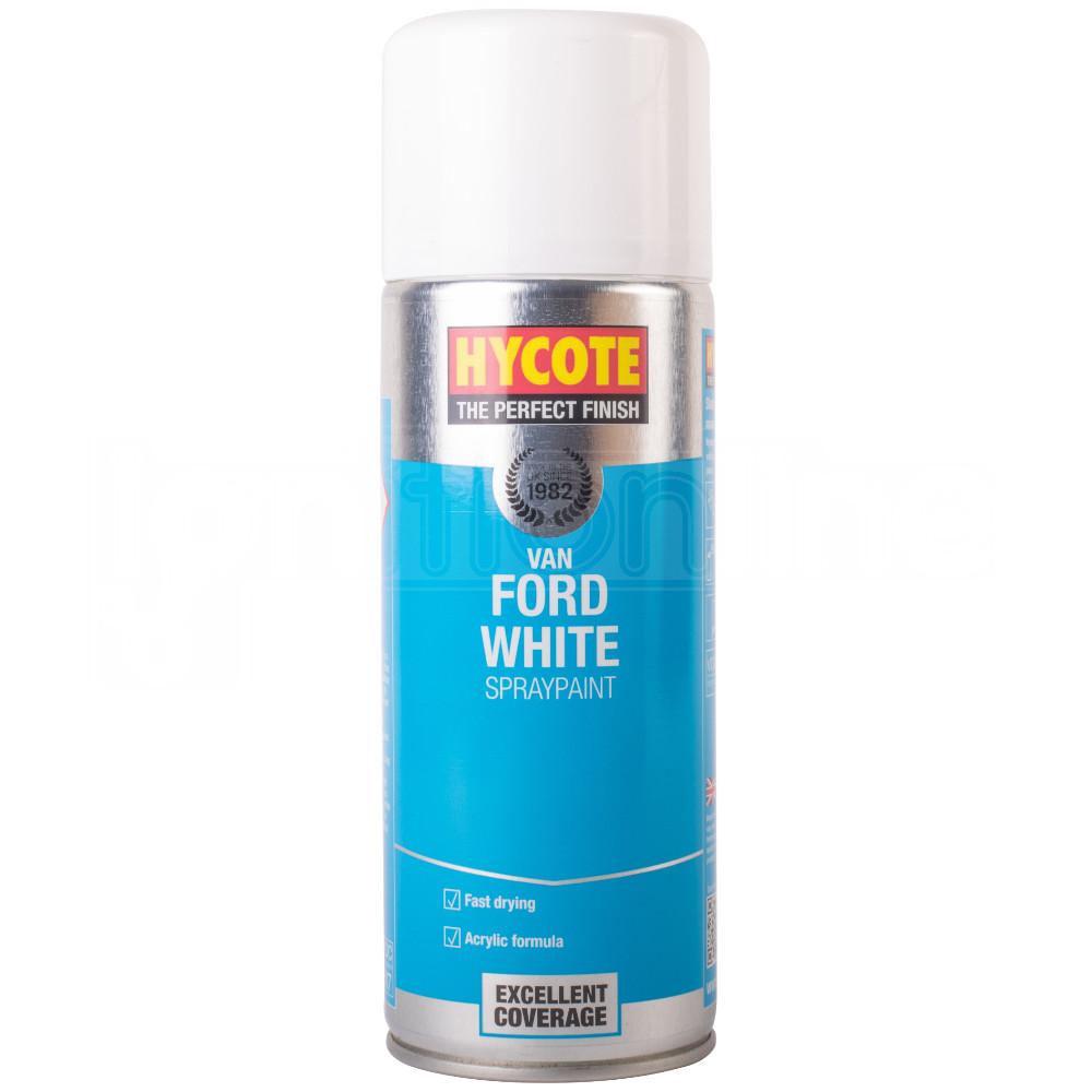 Hycote Van Ford White Spraypaint 400ml