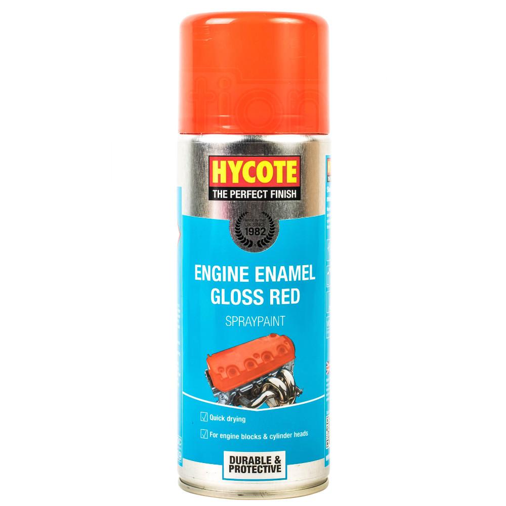 Hycote Engine Enamel Gloss Red Spraypaint 400ml