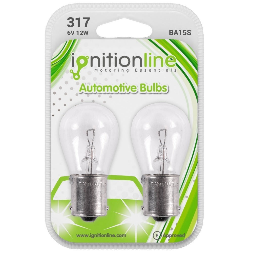Ignitionline 317 6V 21W Bayonet Bulbs (Twin Pack)