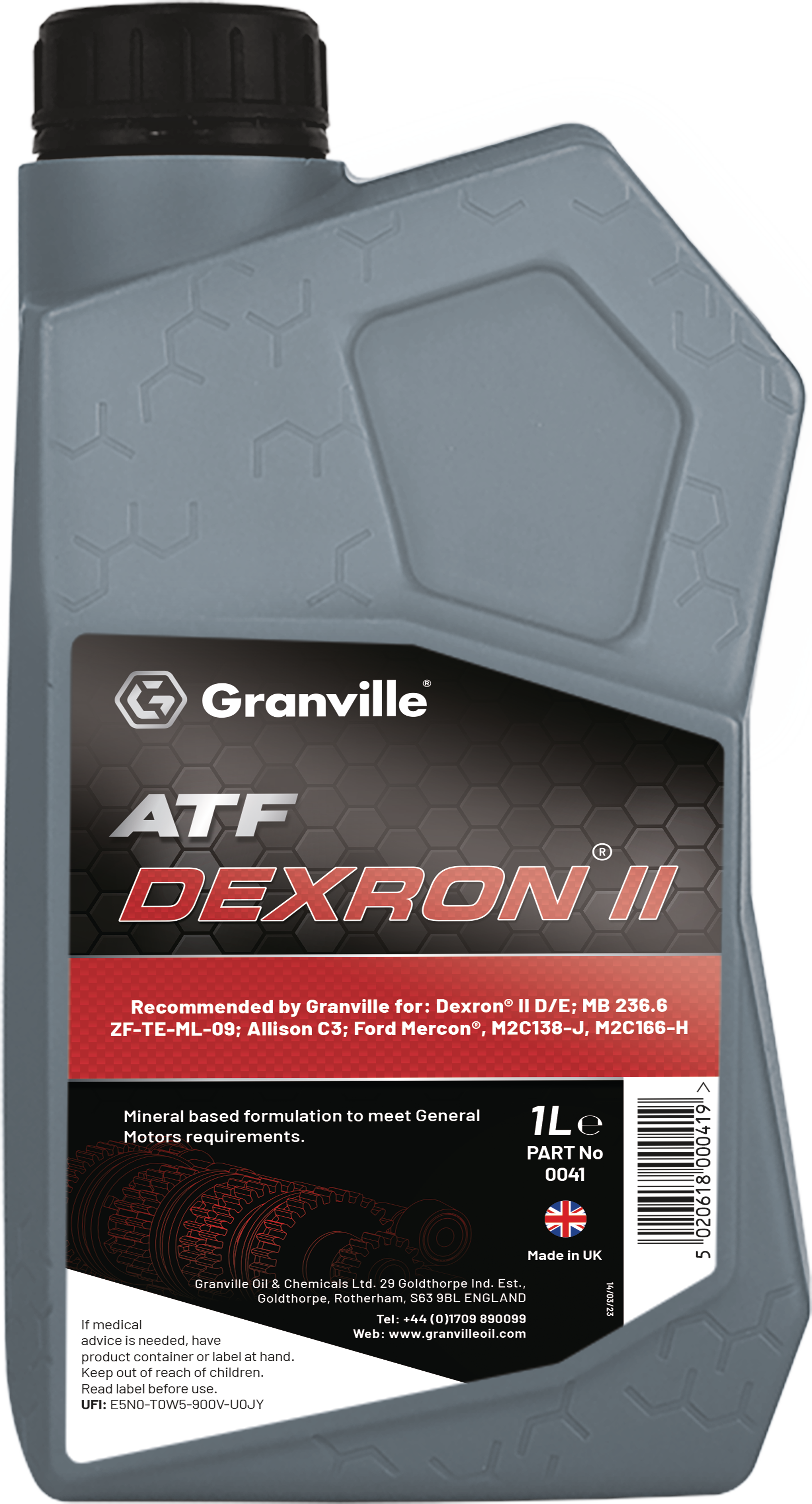 Granville Atf Dexron II 2 Automatic Transmission Fluid Oil 1 Litre