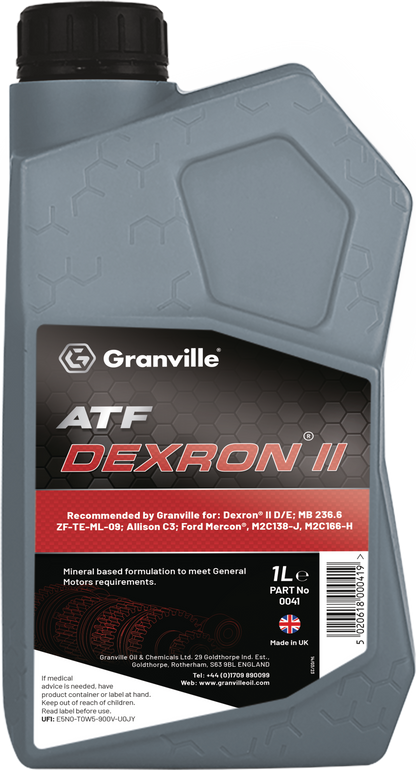 Granville Atf Dexron II 2 Automatic Transmission Fluid Oil 1 Litre