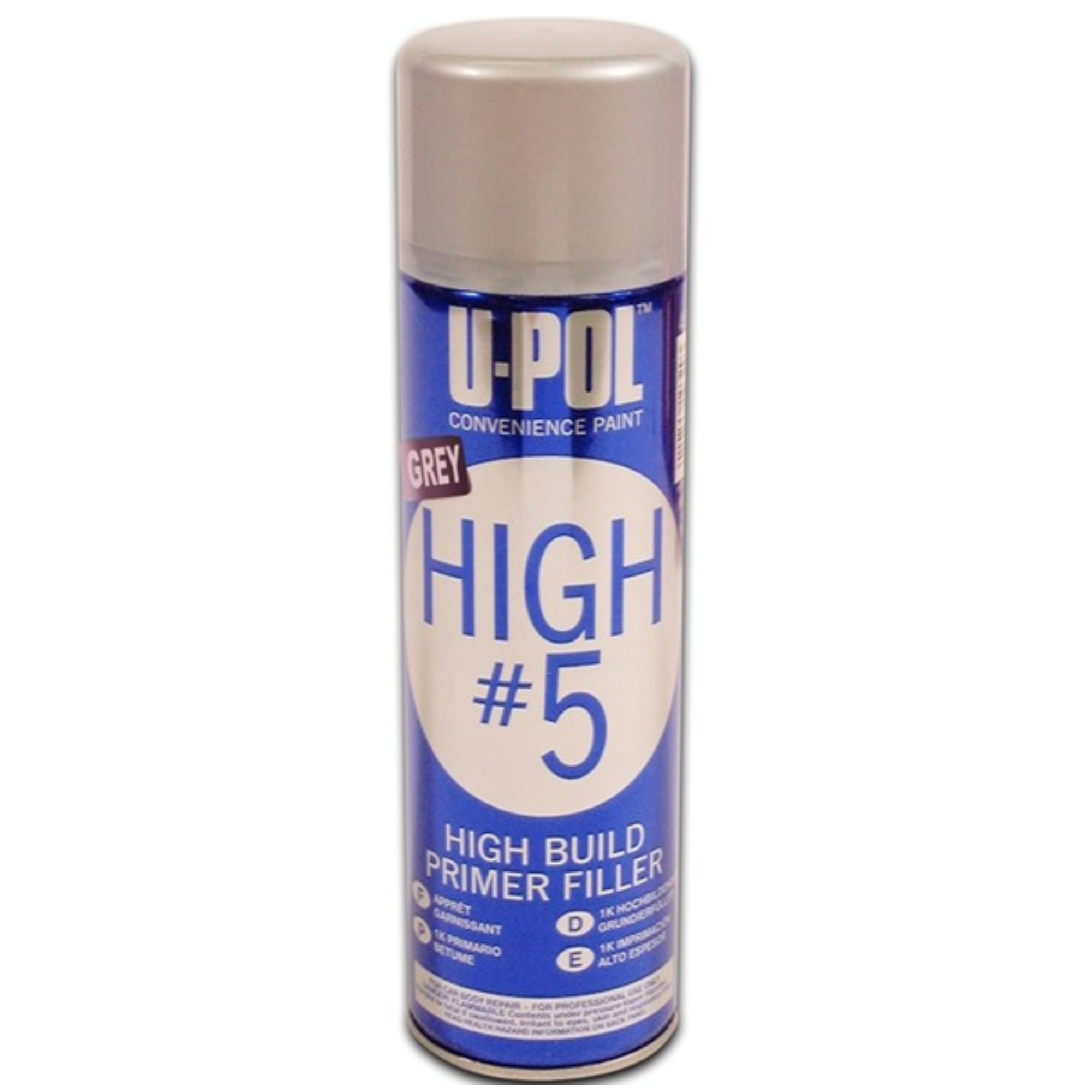 U-POL HIGHG/AL High5 Primer 450ml Grey