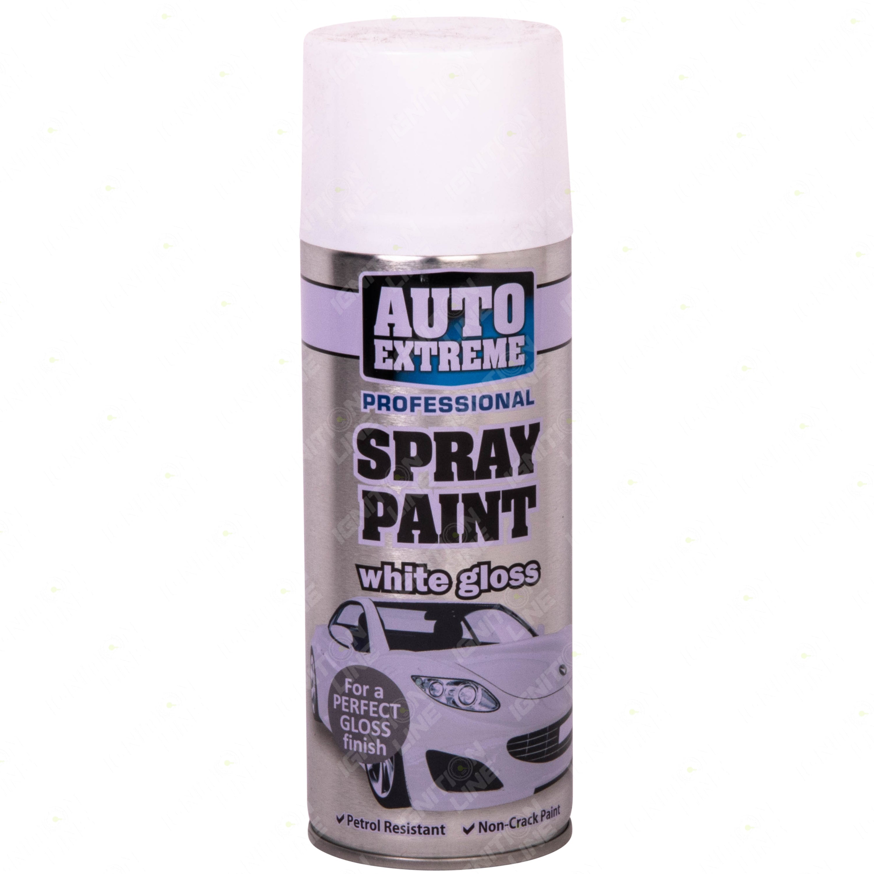 Rapide Auto Extreme White Gloss Spray Paint 400ml