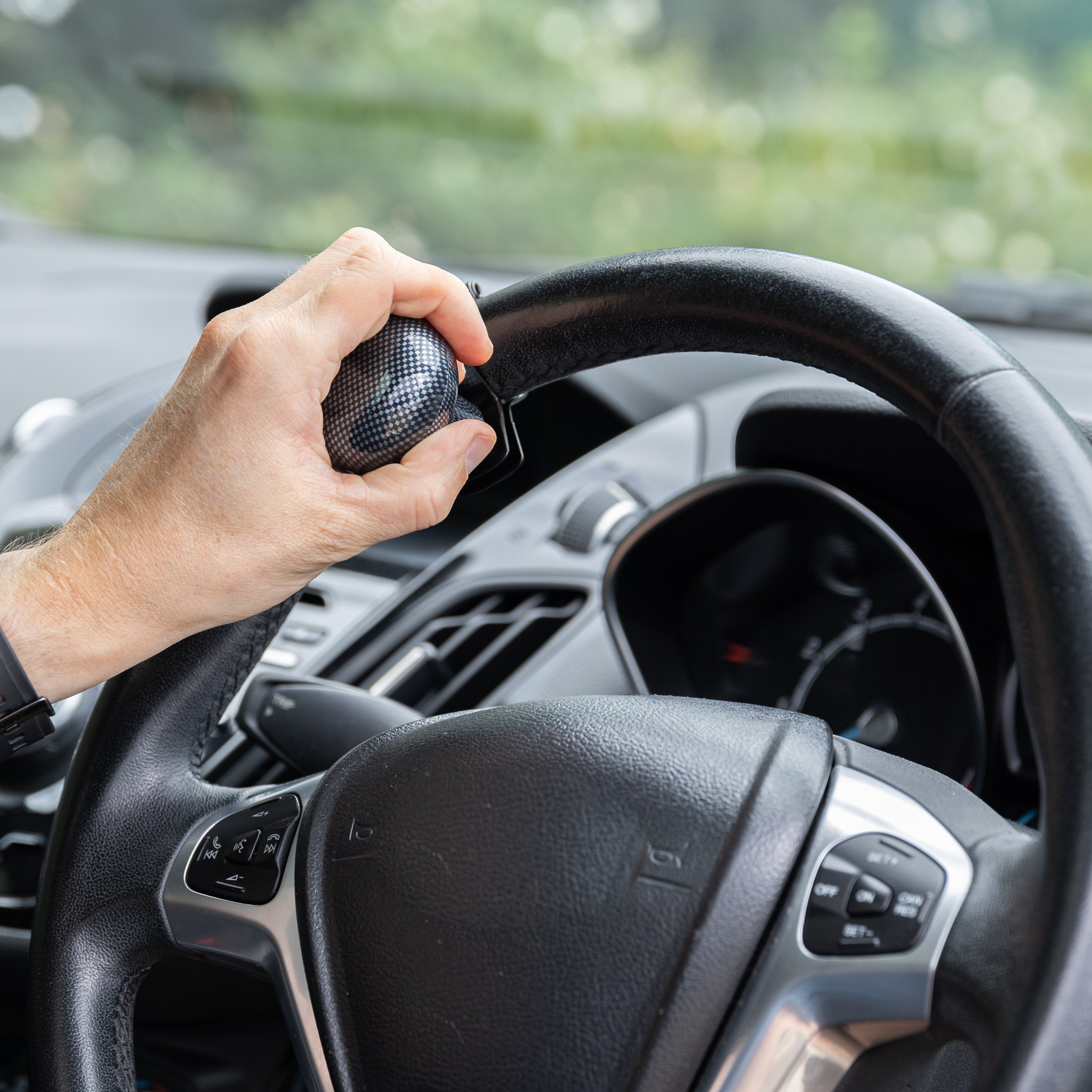 Steering Wheel Knob Carbon