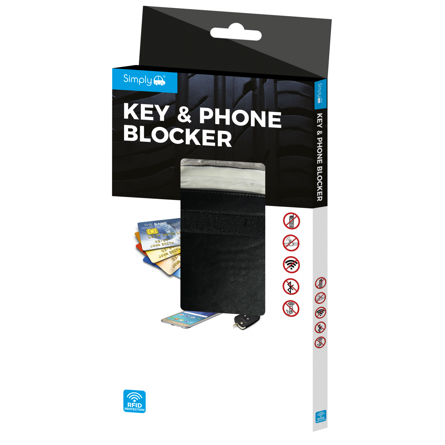 Simply Auto RFID Key & Phone Blocker