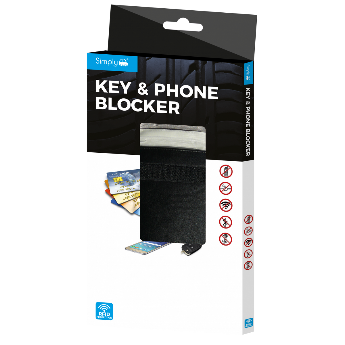 Simply Auto RFID Key & Phone Blocker