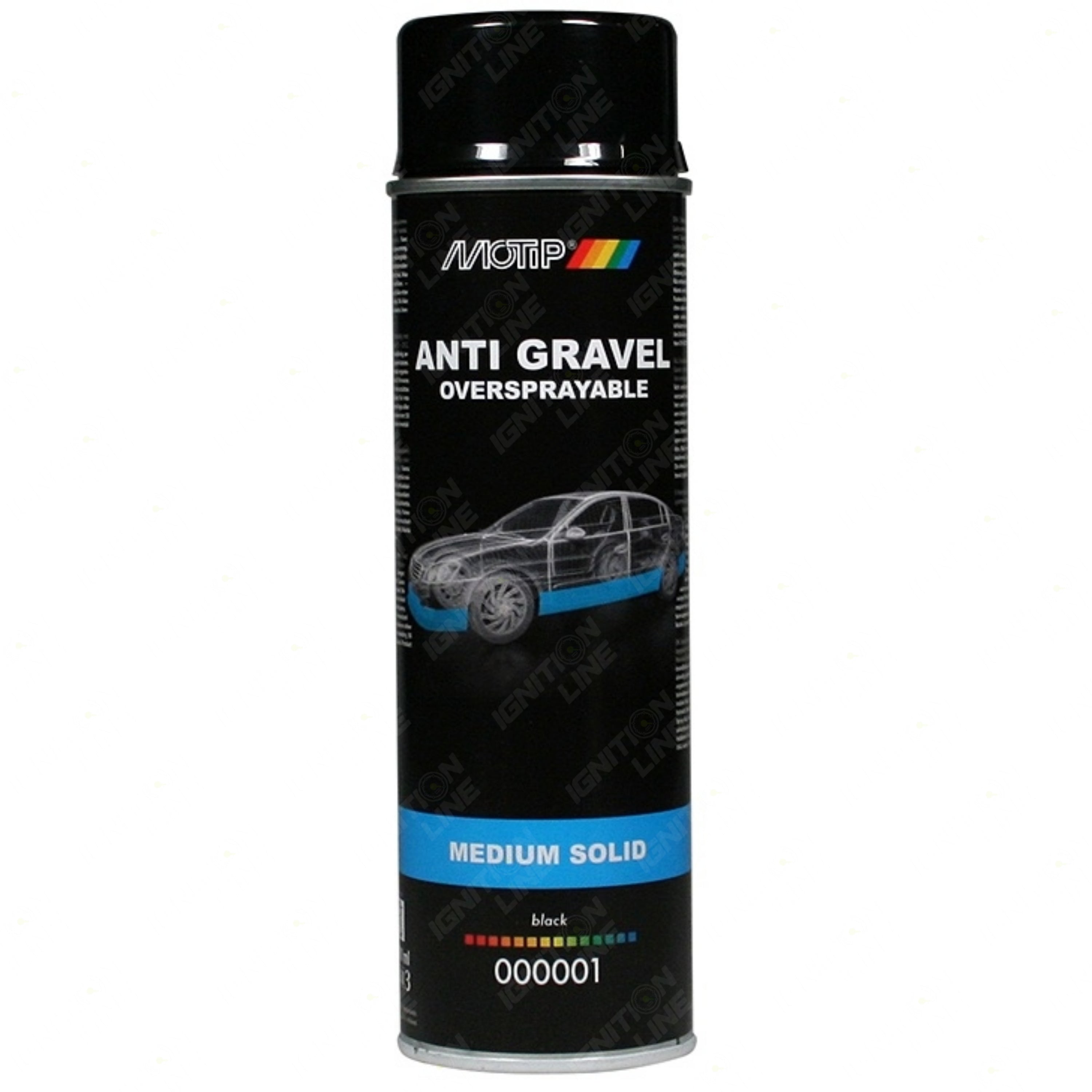 Motip Anti-gravel Spray Black 500ml