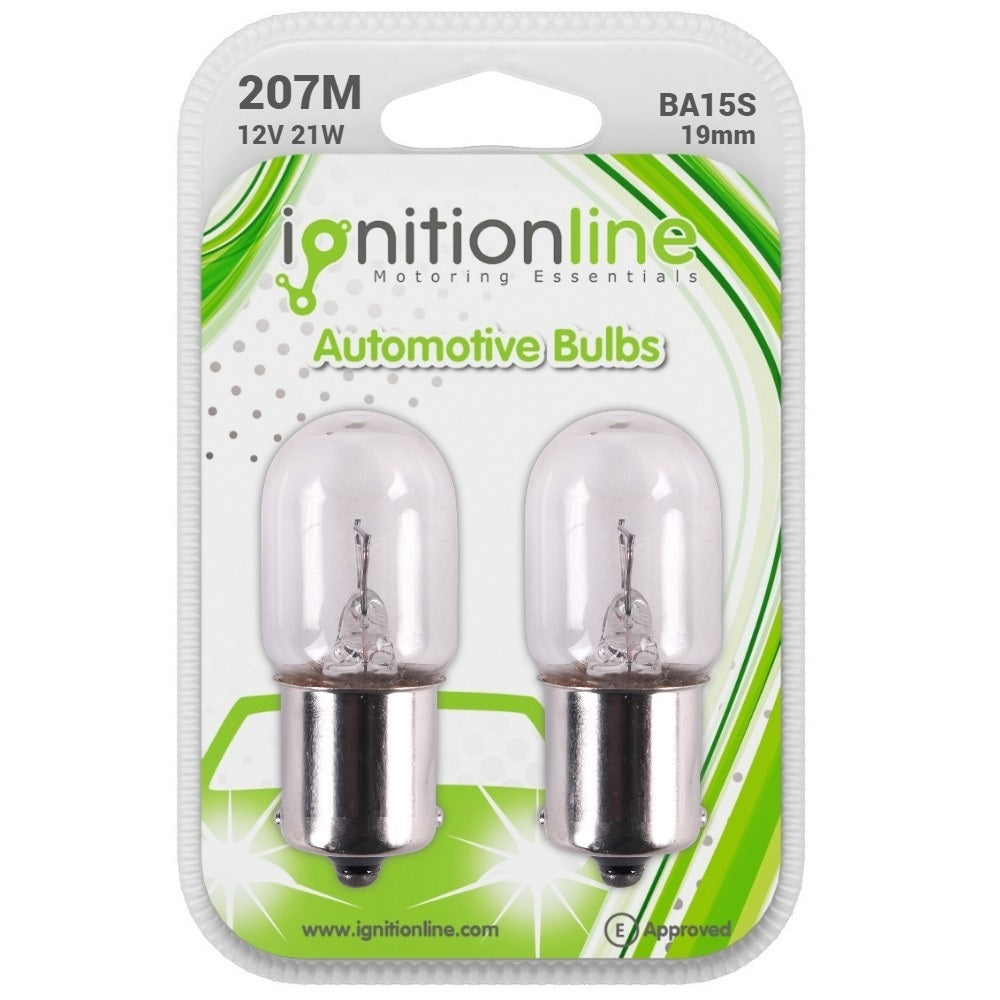 Ignitionline 207M 12V 21W Bayonet Bulbs (Twin Pack)