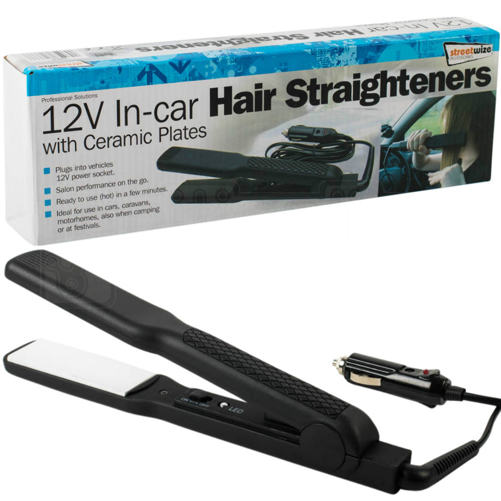 12V In-Car Hair Straighteners