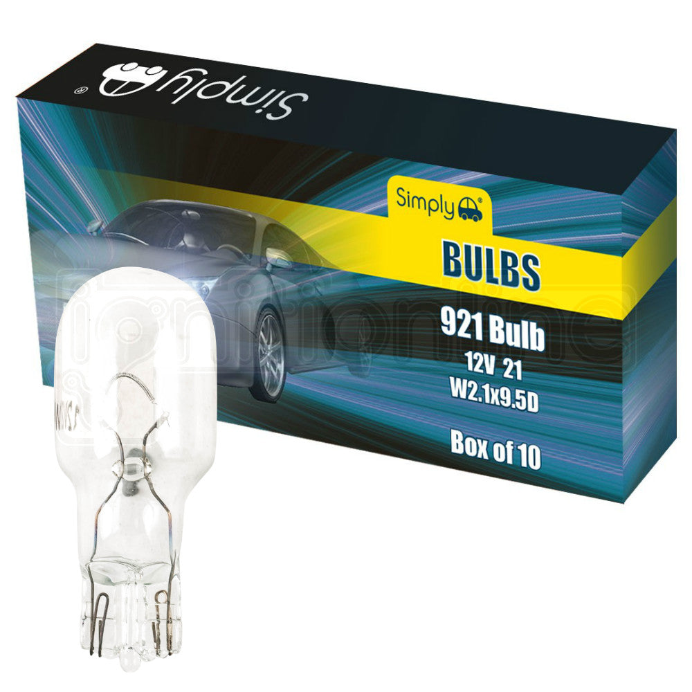 921 12V 21W Wedge Bulbs (Pack Of 10)