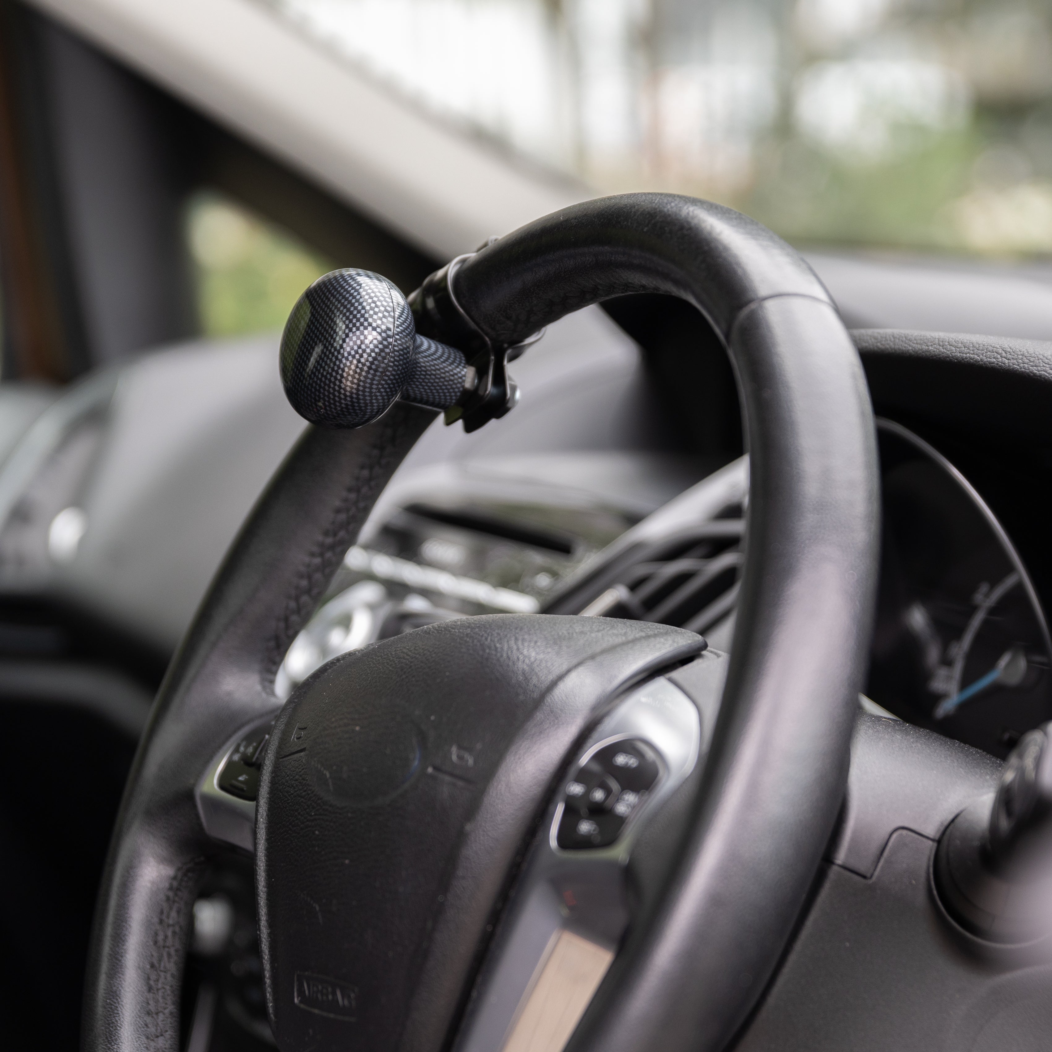 Steering Wheel Knob Carbon