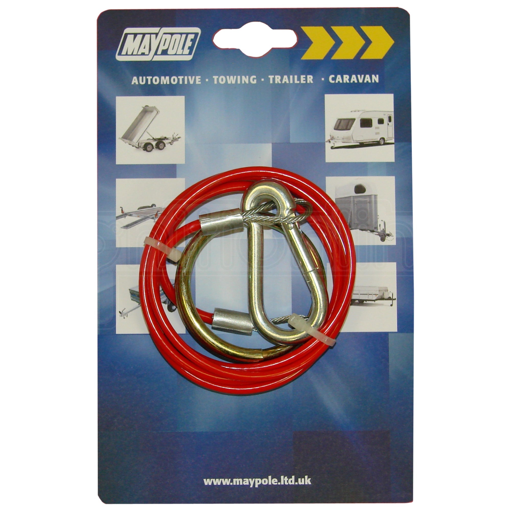 Maypole Breakaway Cable 1M X 2Mm Dp (Red)