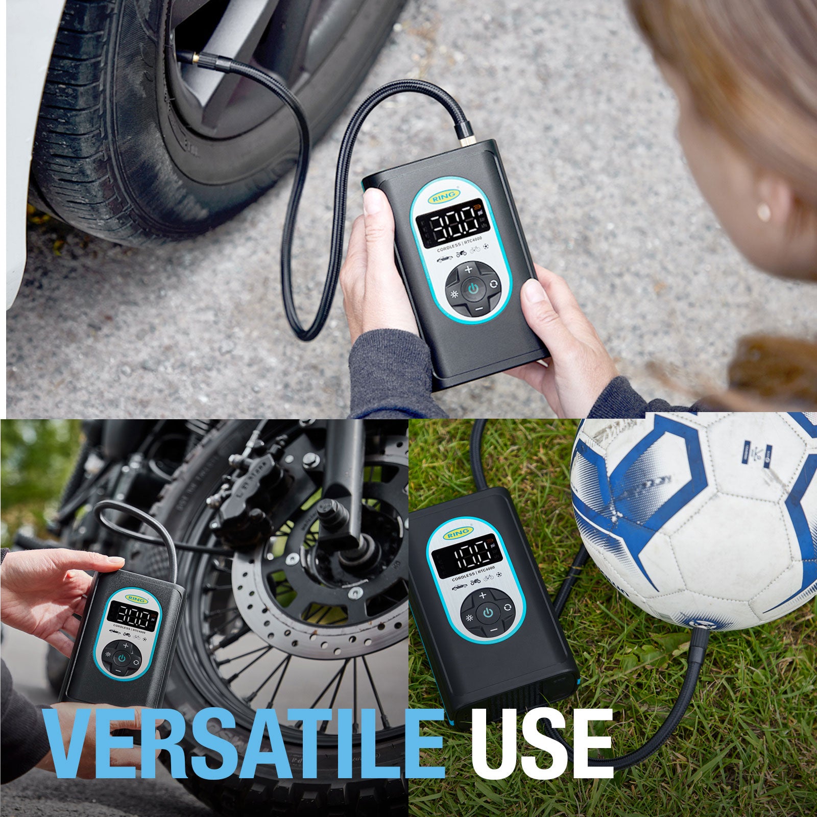 Ring Cordless Rechargeable Tyre Inflator