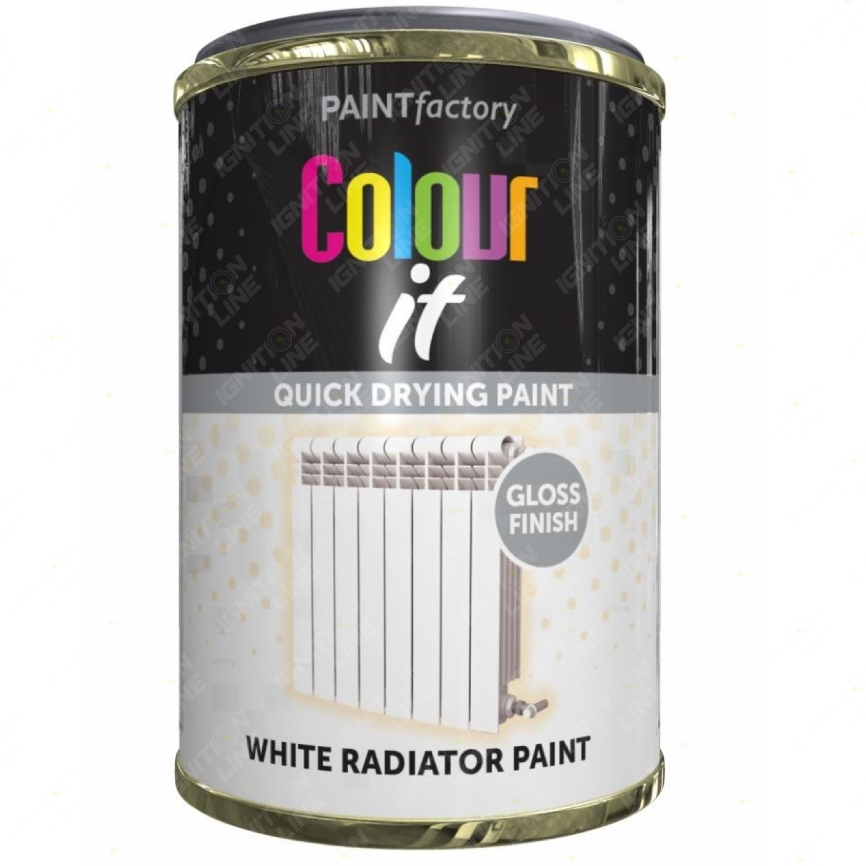 Paintfactory White Radiator Paint Tin 300ml
