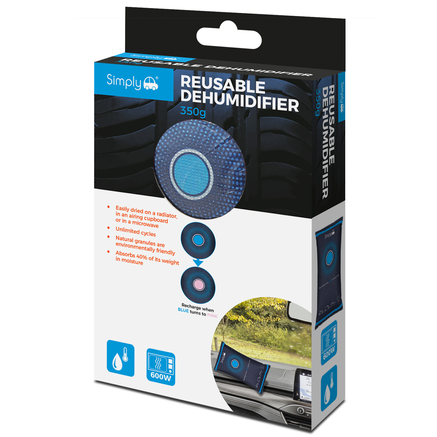 Simply Auto Car Dehumidifier 350G