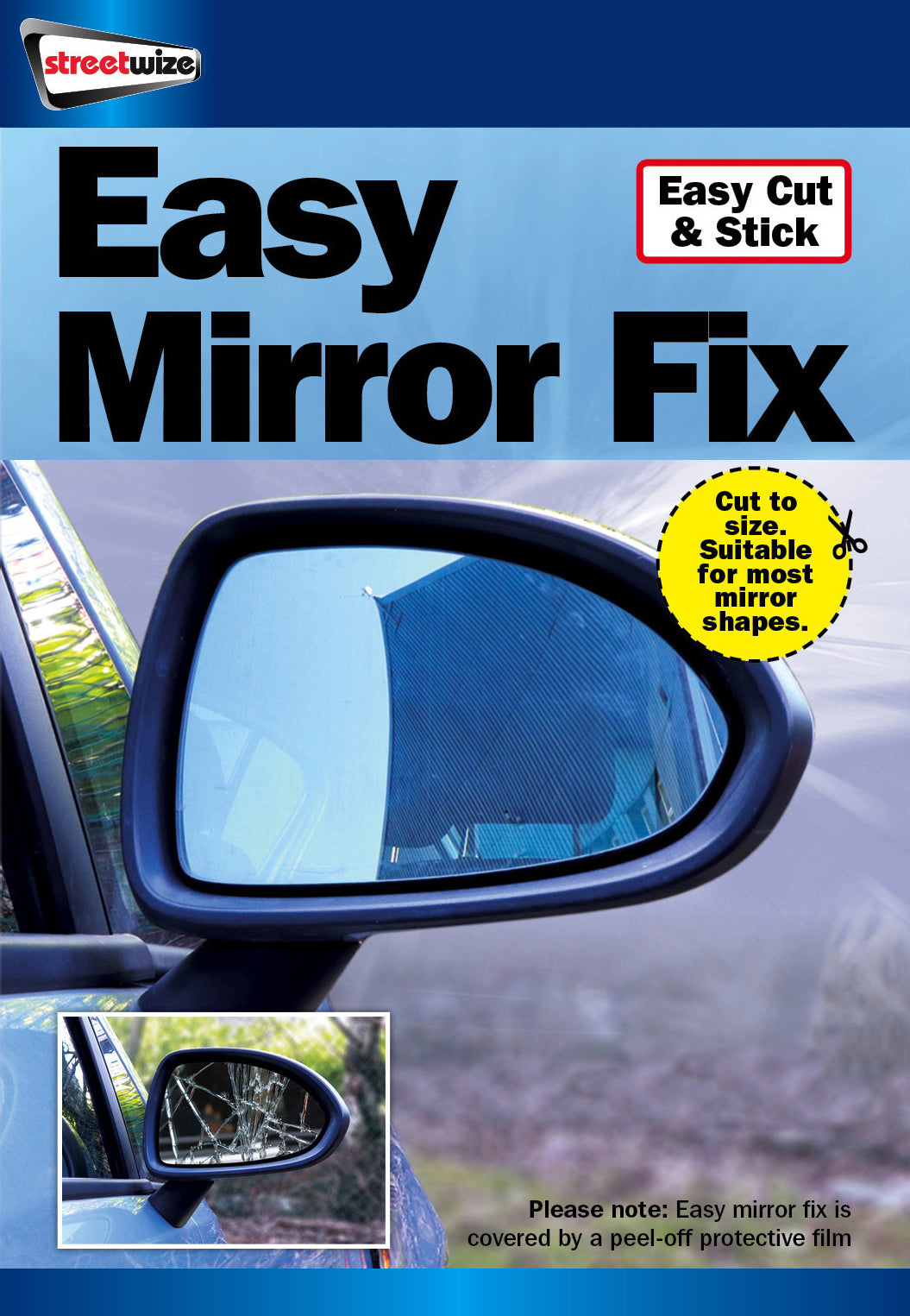 Streetwize Easy Mirror Fix Kit - Large