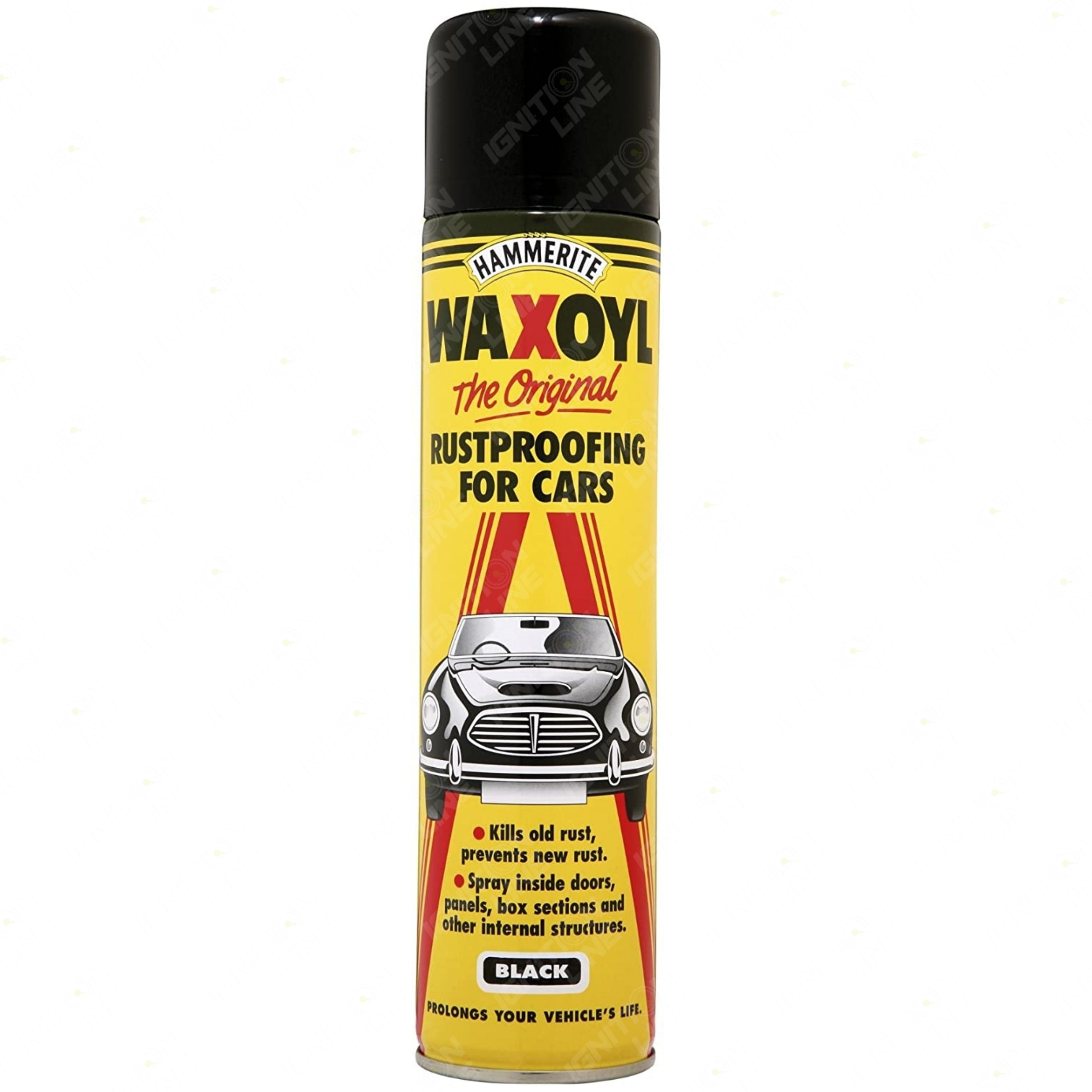 Hammerite Waxoyl Aerosol Black 400ml