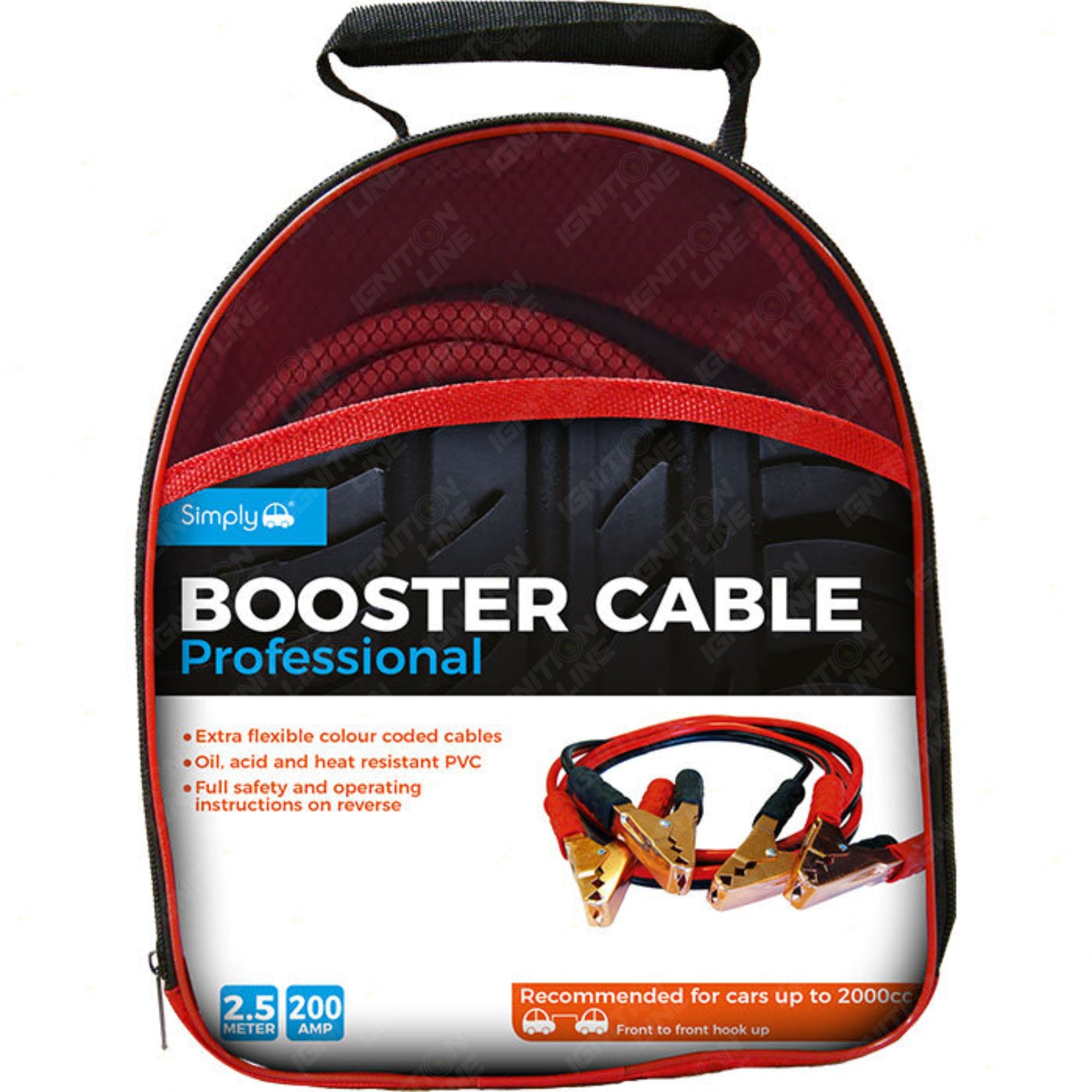 Simply Booster Cable Pro 2.5M 200Amp