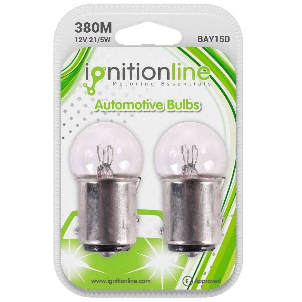 Ignitionline 380M 12V 21/5W Bayonet Bulbs (Twin Pack)
