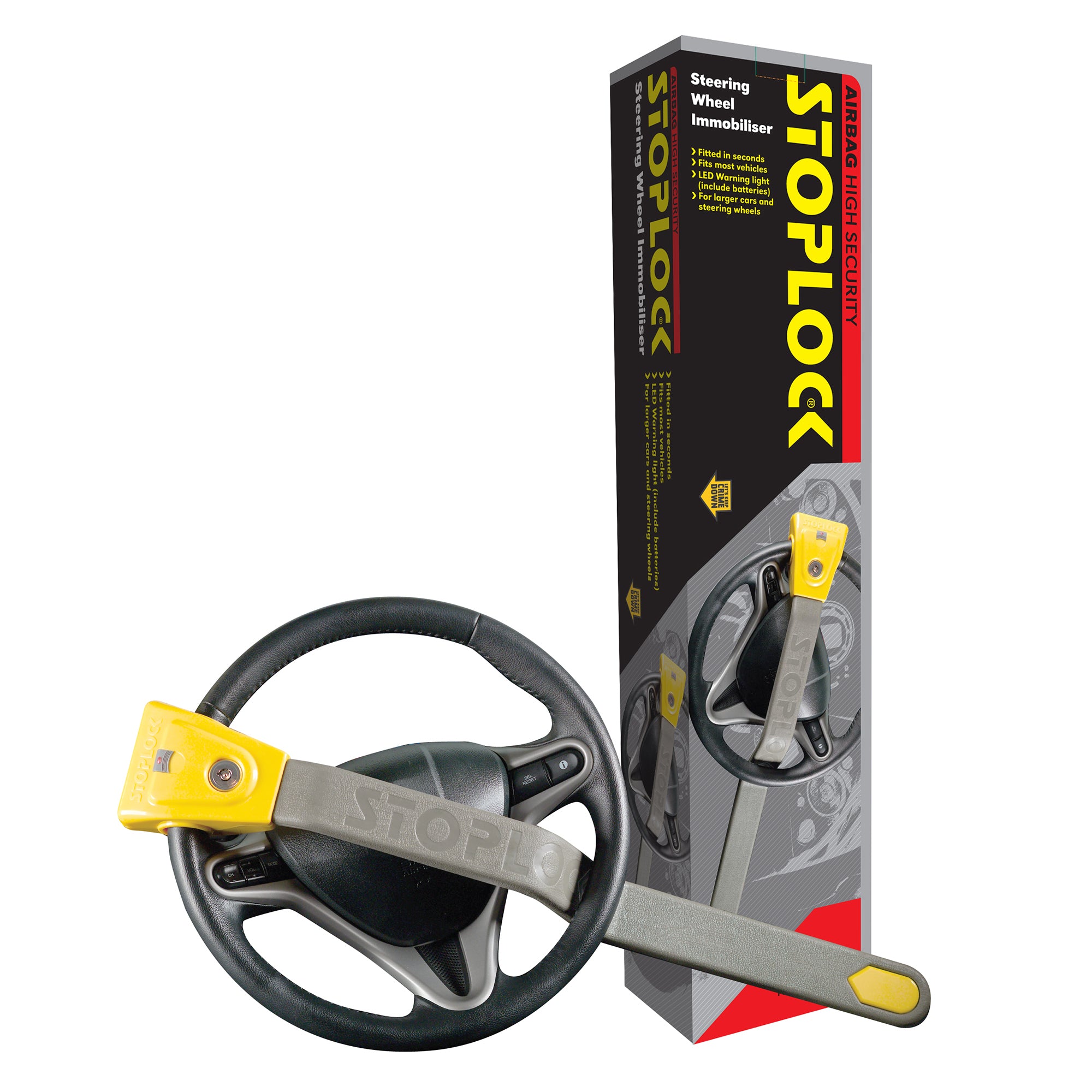 Stoplock Steering Wheel Lock Immobiliser Airbag