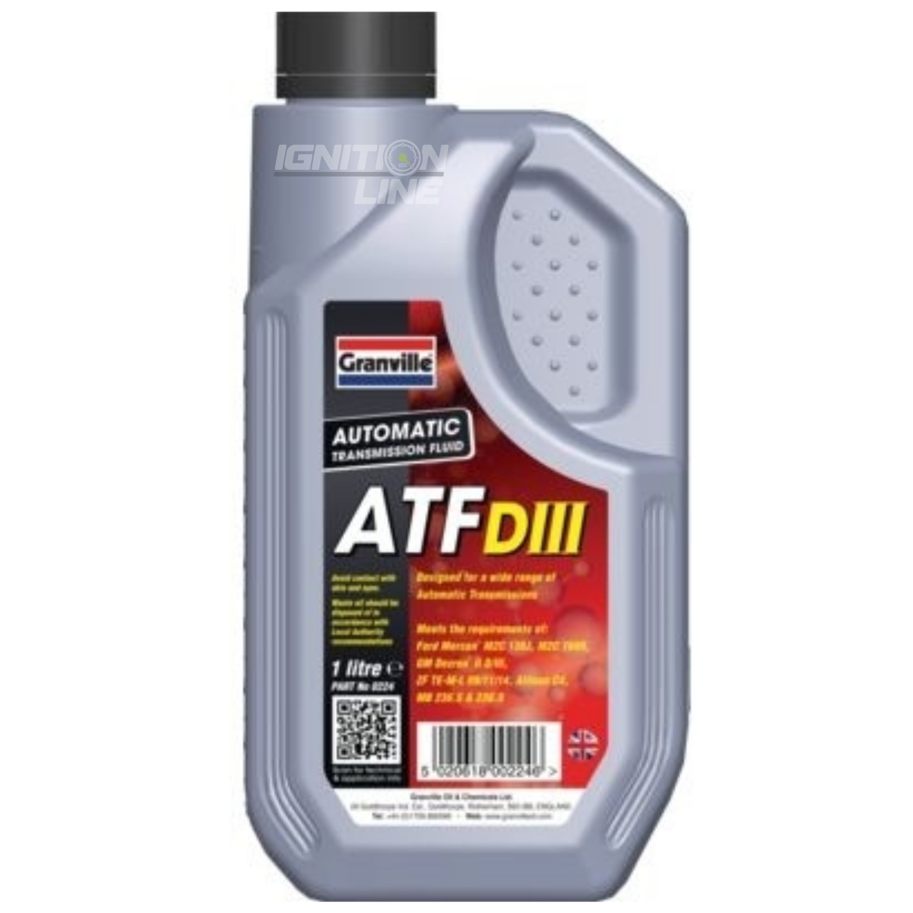 Granville Synthetic ATF Dexron III ( 3 ) Automatic Transmission Fluid 1 Litre