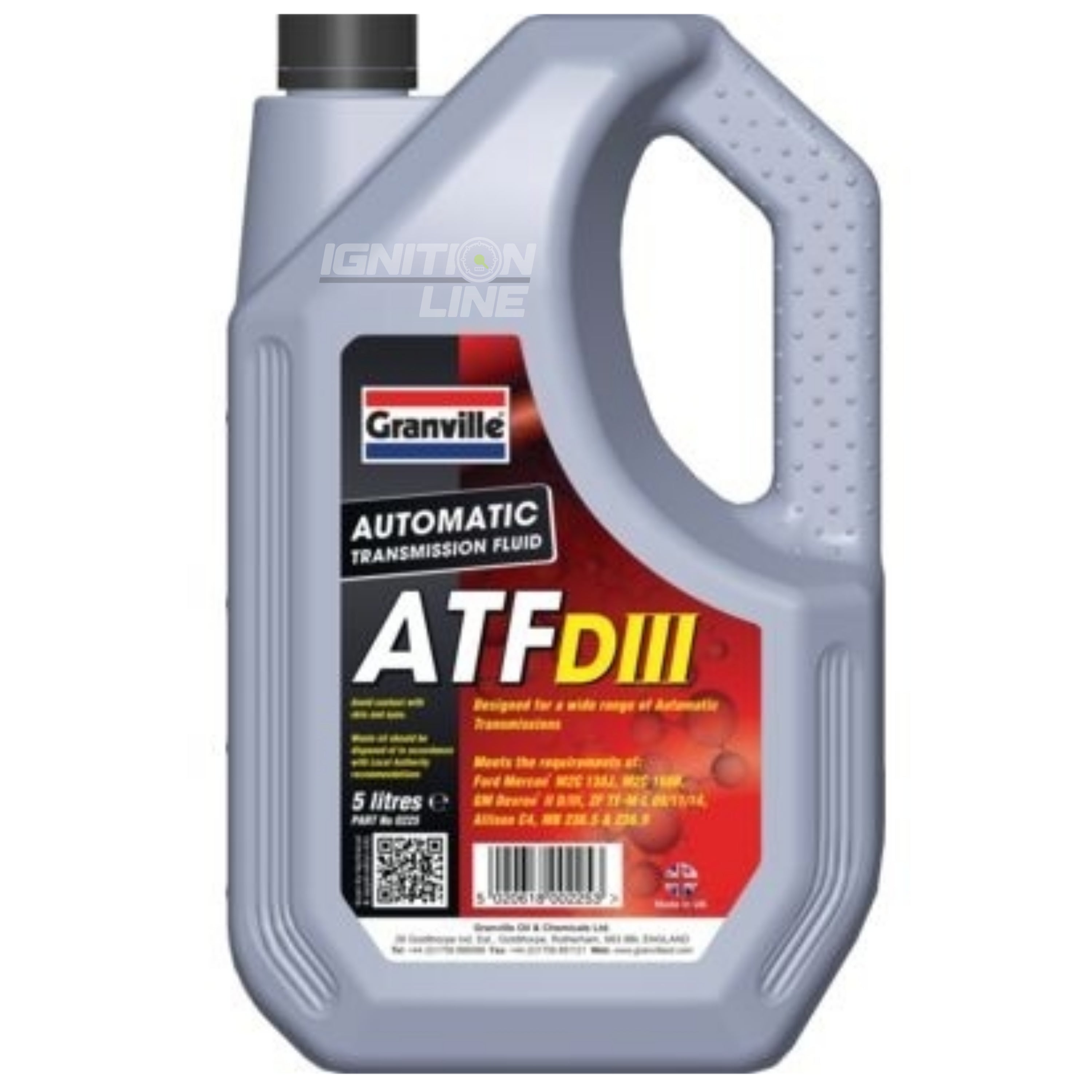 Granville Synthetic ATF Dexron III 5 Litre