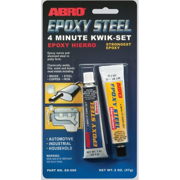 Abro Epoxy Steel 4 Minute Kwik Set 57g